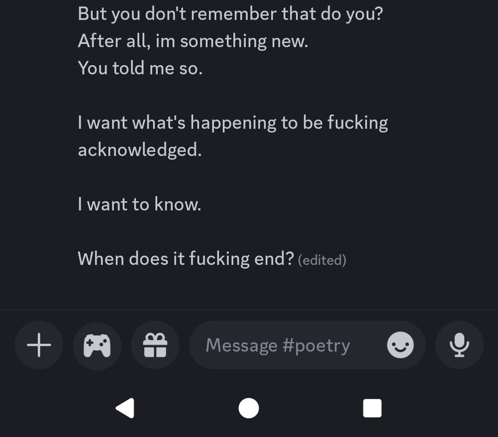 The last part of the poem