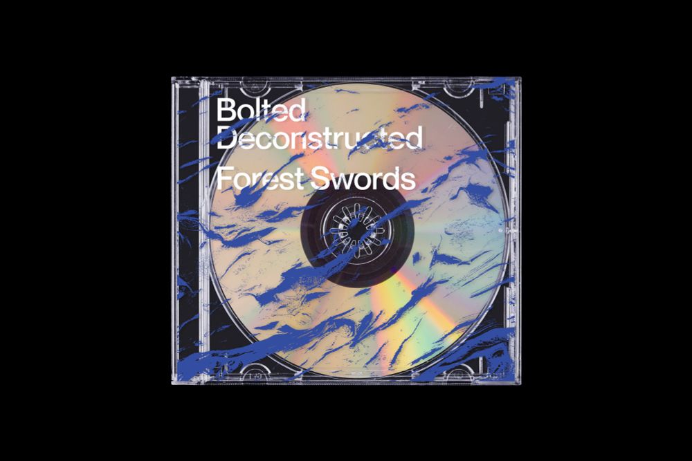 Compact disc photo of Forest Swords' album Bolted (Deconstructed)
