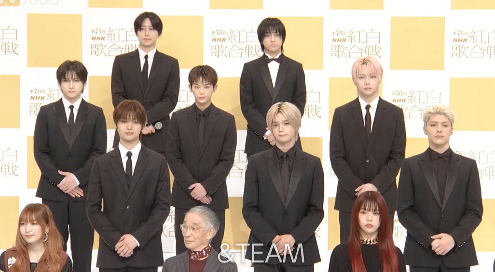 &TEAM at this year's Kōhaku Uta Gassen announcement!