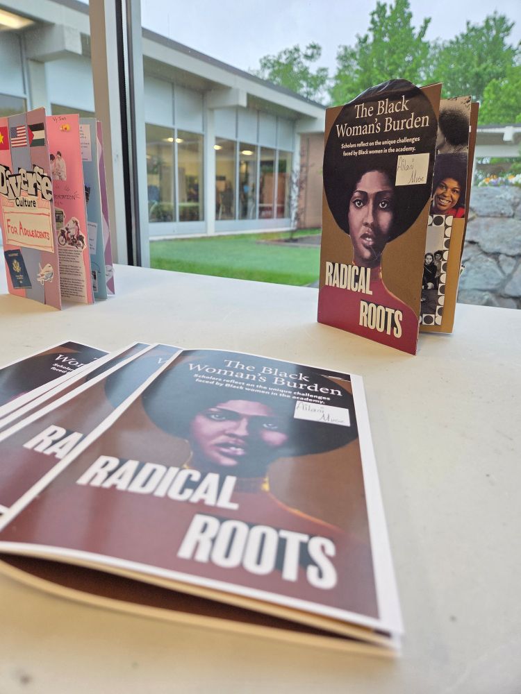 Student made zine entitled Radical Roots. 