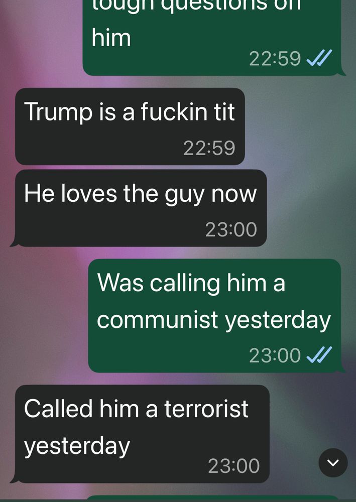My brother seems entertained by Tяump’s response to Mamdani. 
We mention the Communist & Terrorist comments tяump made yesterday about him. 