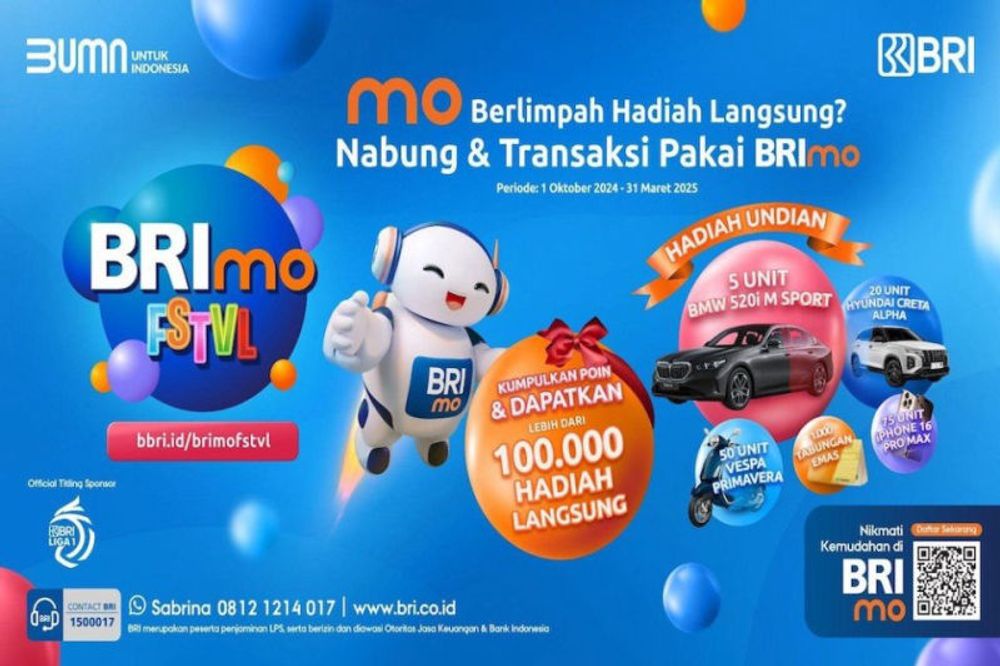 BRImo FSTVL Hadir Menyuguhka Beragam Hadiah - Varia Katadata.co.id