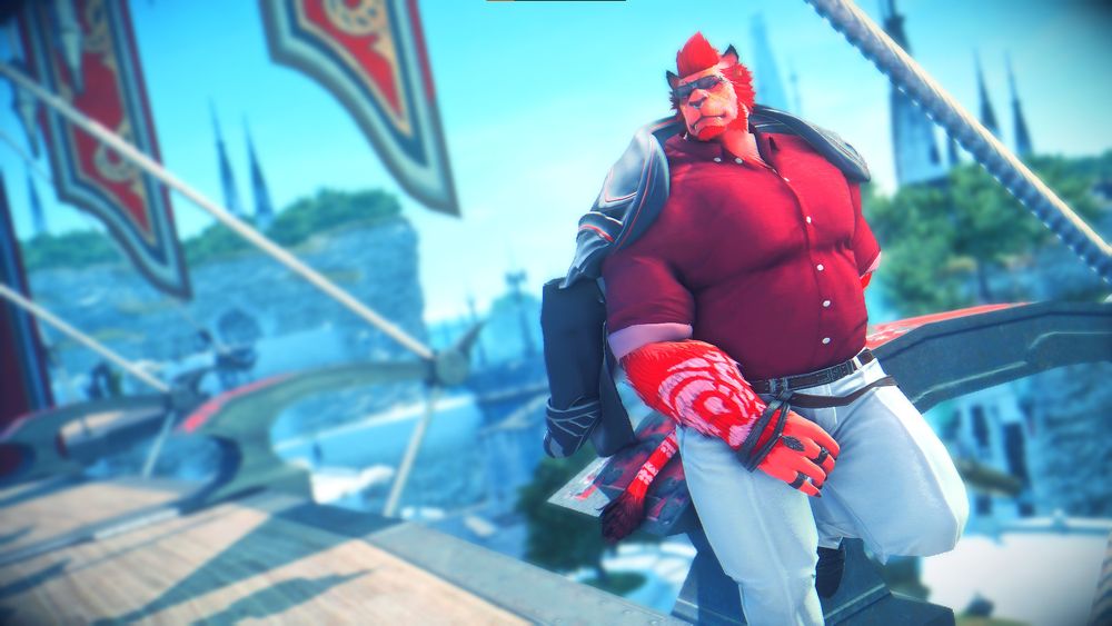 Strega taking a stroll and feeling the sea breeze. /1