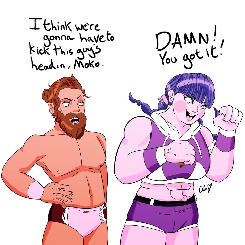 Bryan Danielson and Moko Mojiro