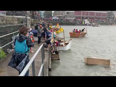 Cardboard Boat Race. Bristol Harbour Festival