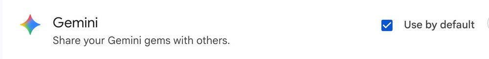 Gemini
"Share your Gemini gems with others."