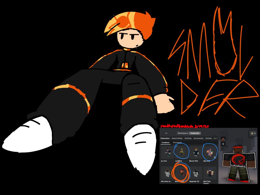 Smolder, called that because of how impressive his tricks are. He basically is able to burn stuff and blow up stuff as well.