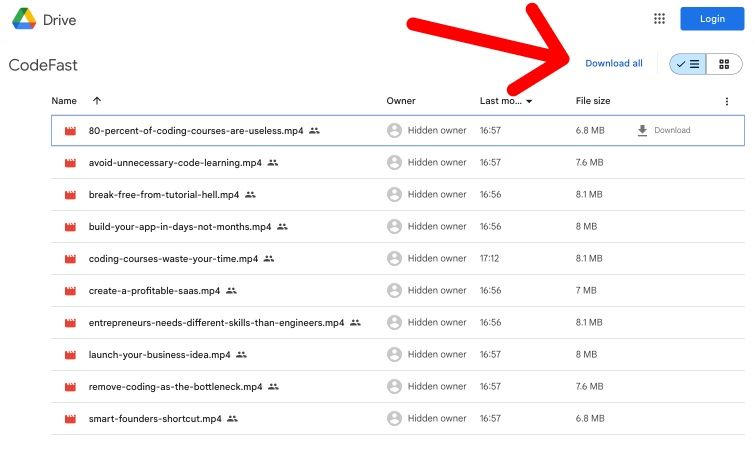 ✨ I made 360 videos for CodeFast (by @marc_louvion)

Videos generated with VIDEO AI ME, each one are: unique, professionally edited, with sound effects AND a great copywriting + script structure that converts. 💸

👀 Accessible to EVERYONE as DEMO (on a Drive, check first comment):