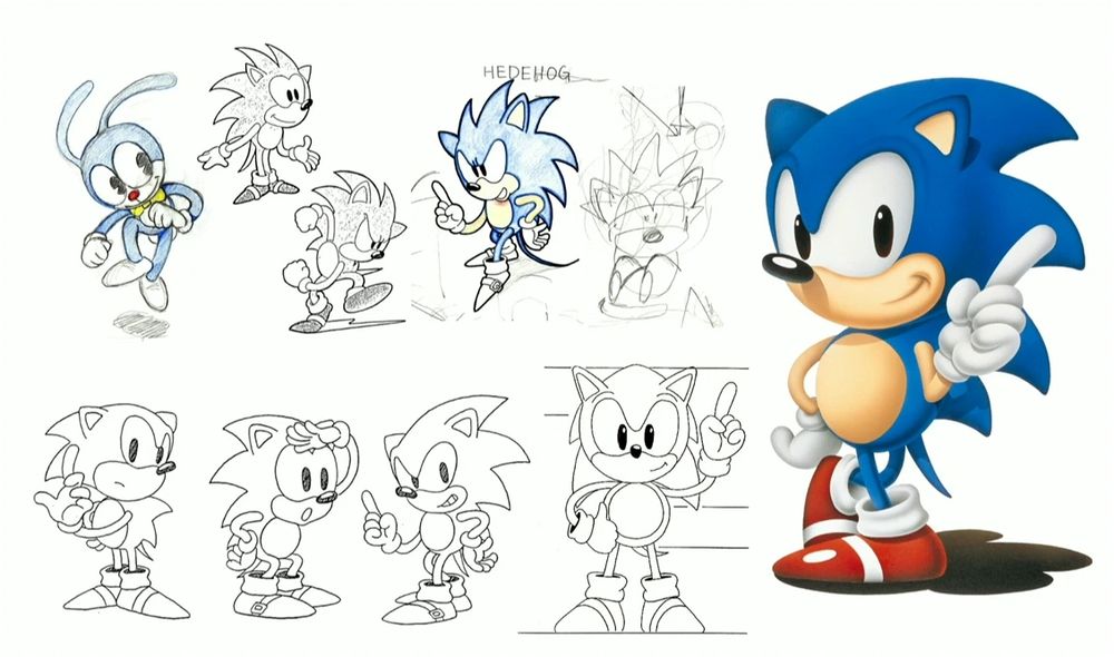 Sonic 1 concept art