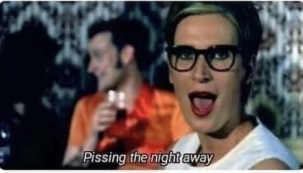 Pissing the night away