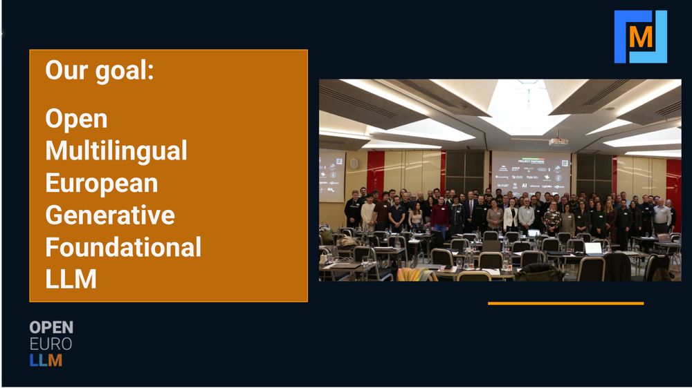 The goal of OpenEuroLLM is to build an open, Multilingual, European, Generative, Foundational LLM
