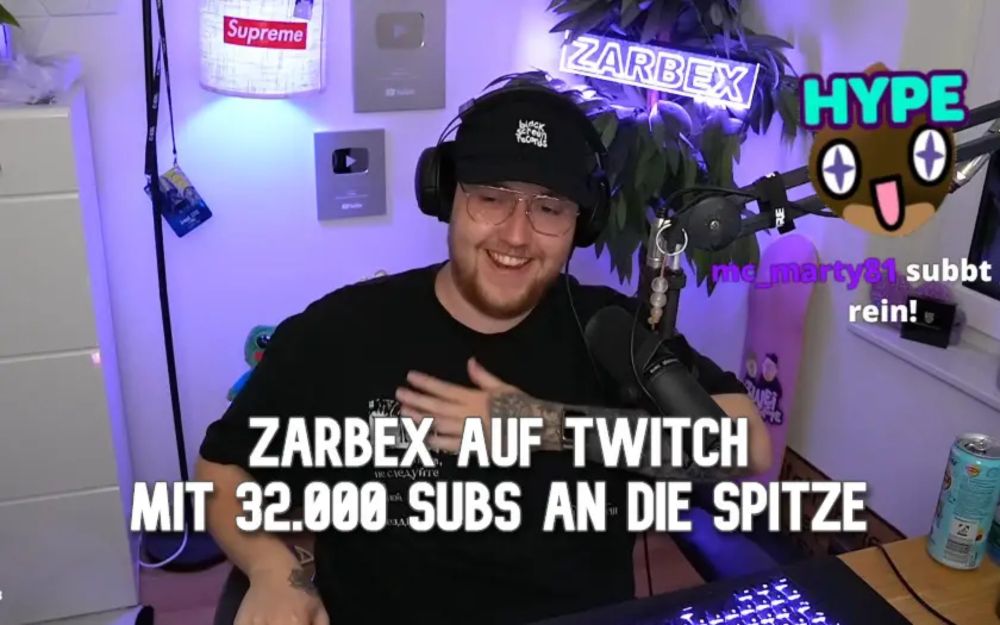 Zarbex auf Twitch: "Auf einmal wurde der Obdachlose reich!"