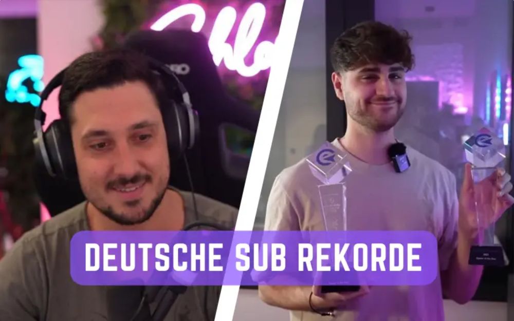 Deutsche Sub Rekorde: Das sind die All-Time Rekorde auf Twitch