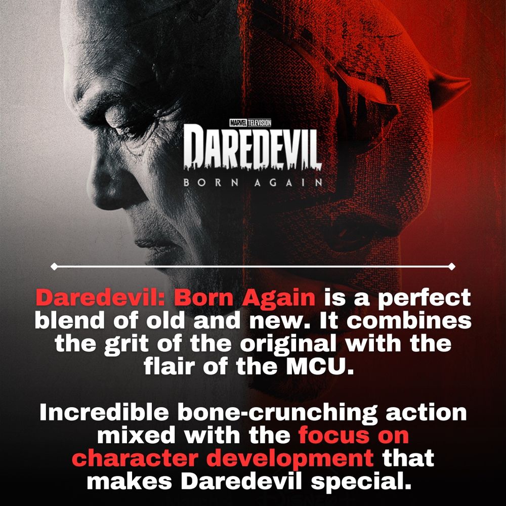 Image summarizing Daredevil: Born Again reaction.
