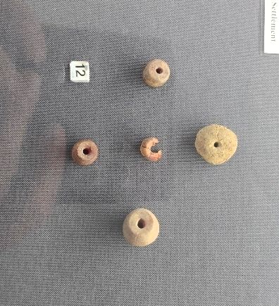 Some amber beads I excavated from a Bronze Age pit