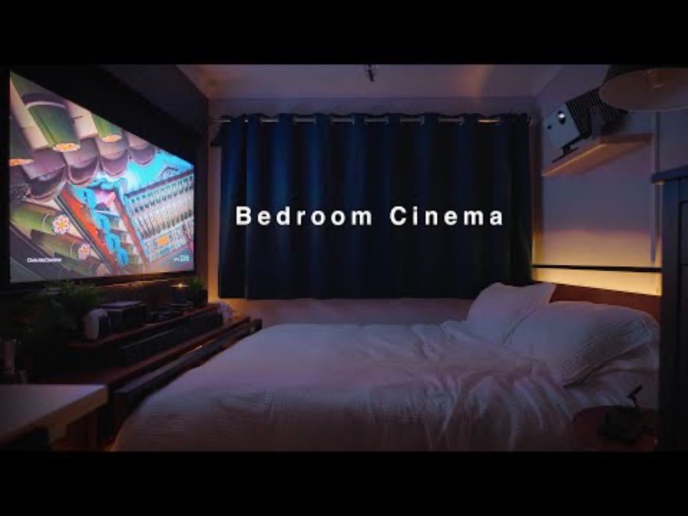 My New 4K Bedroom Cinema - Film, TV, and Gaming