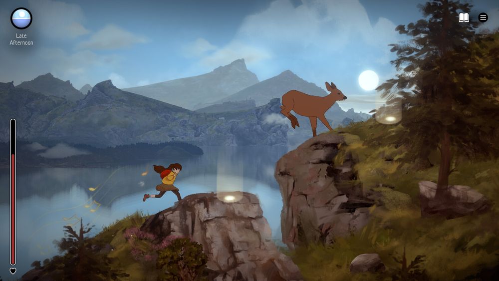 A screenshot from the game A Highland Song