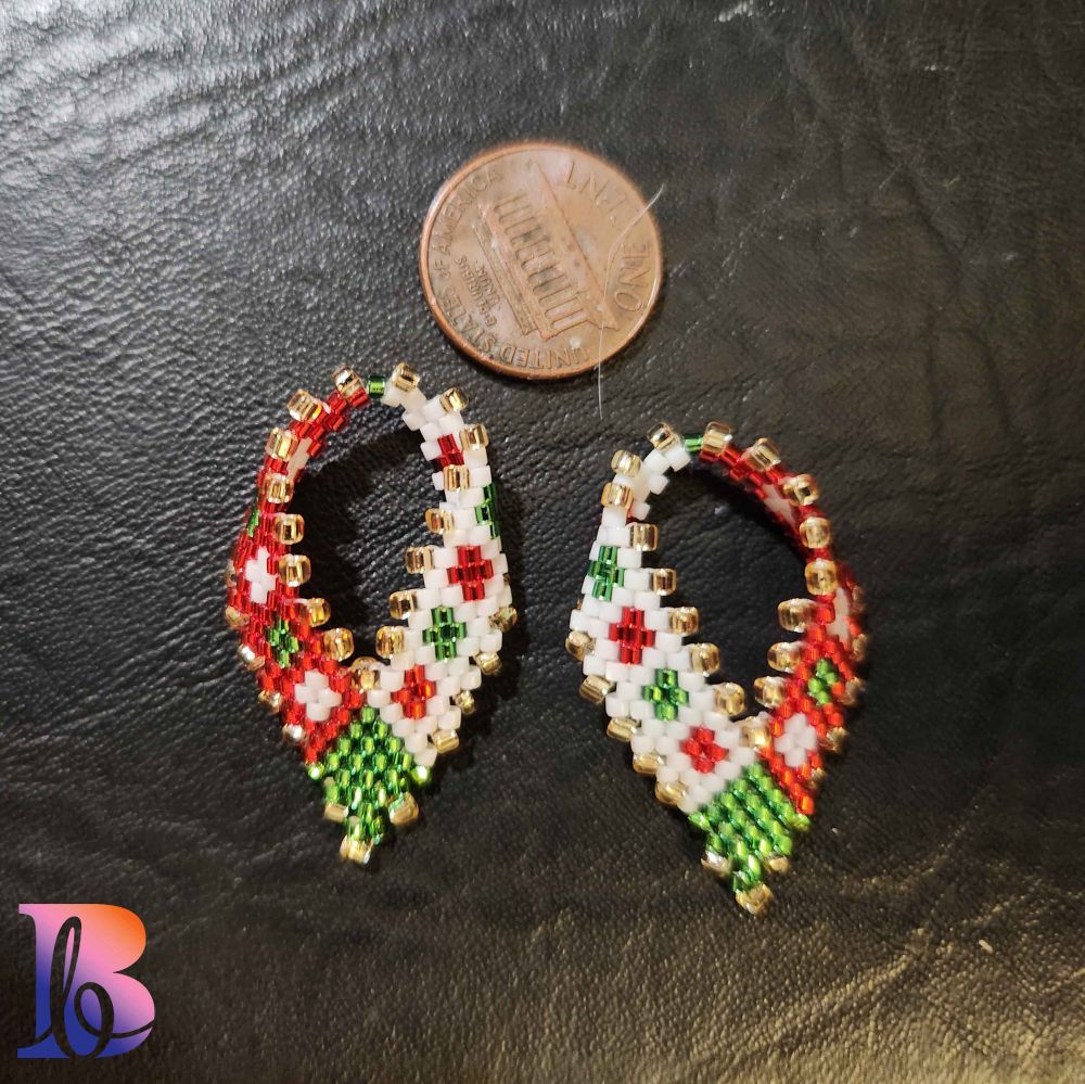 Colorful design with Christmas tree and diamonds tutorial