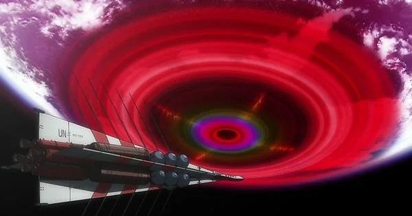 Antarctica during the second impact in Neon Genesis Evangelion