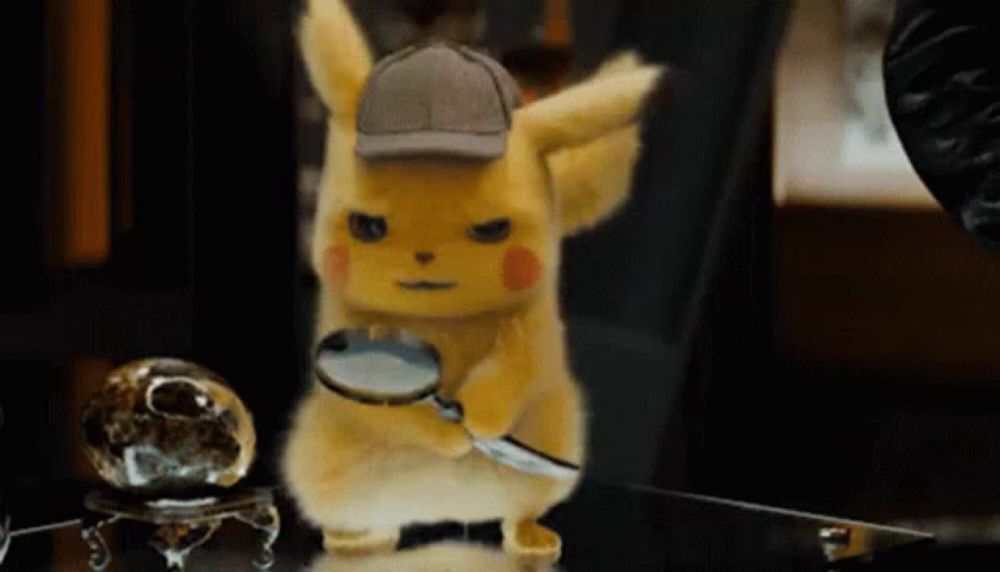 Pokémon Detective Pikachu Searching GIF