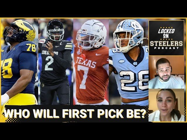 Steelers Land Top Pick in Full First Round Mock Draft? | Day 1 Preview on Omar Khan's Top Options