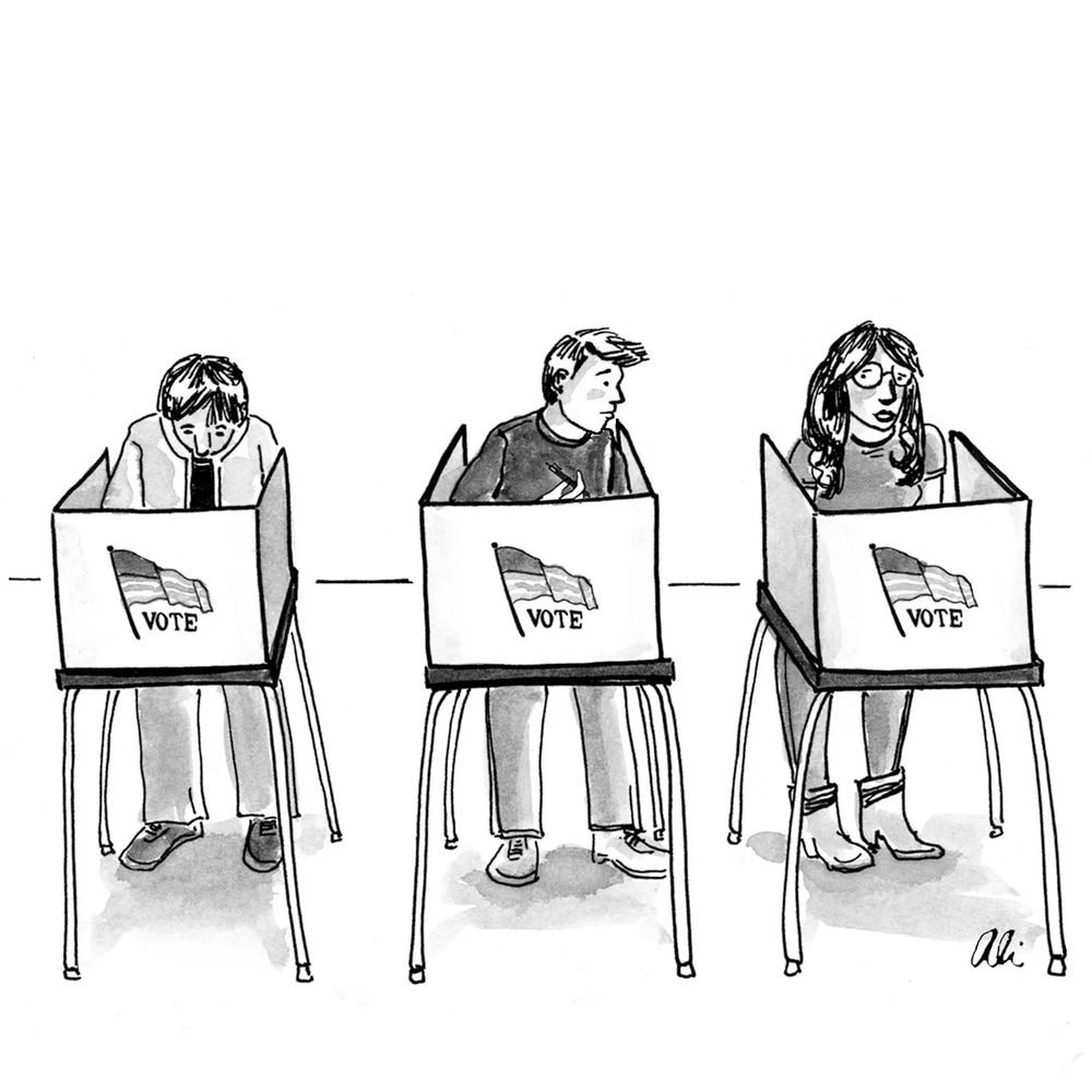 Cartoon by Ali Solomon