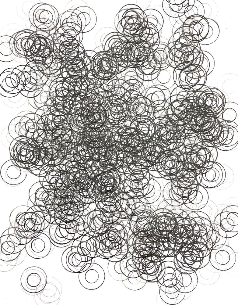 Peter Nikolaus Heikenwälder
Zeichnung Kringel, Bleistift auf Papier