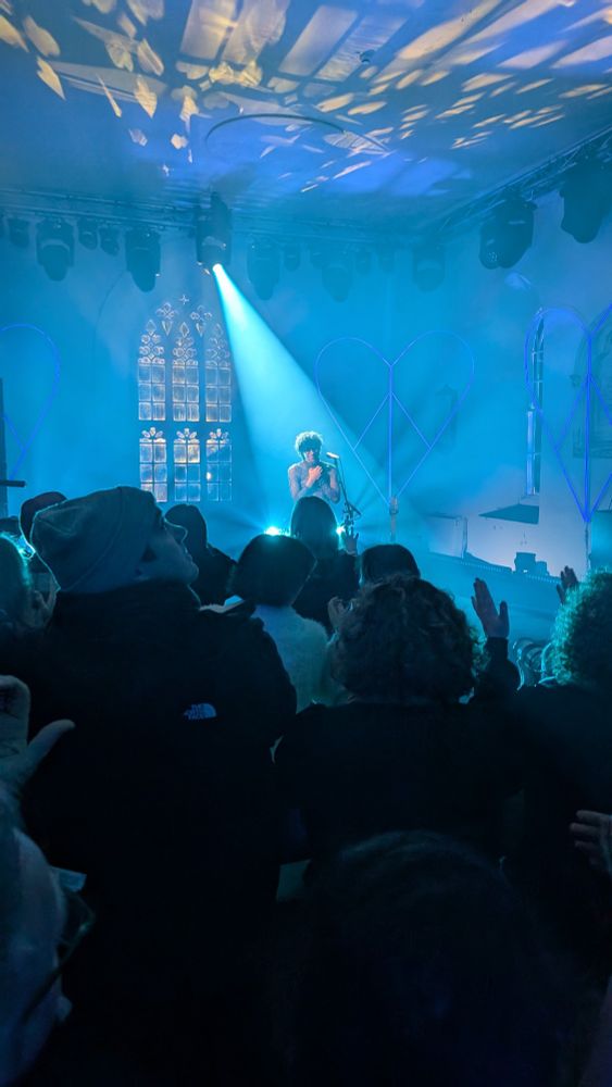 Jacob Alon performing in St. James' Church in Dingle at Other Voices 2024.