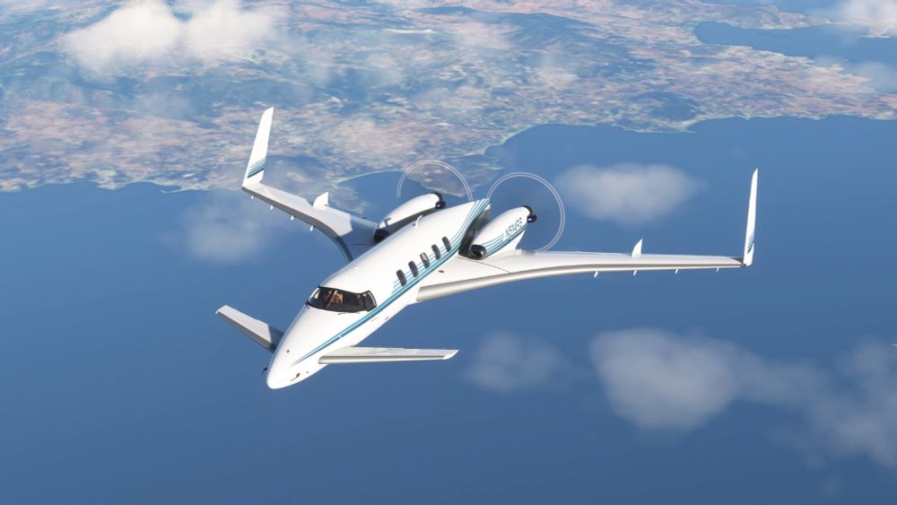 Beechcraft Starship in MSF2020 by Black Square. Insanely great module.