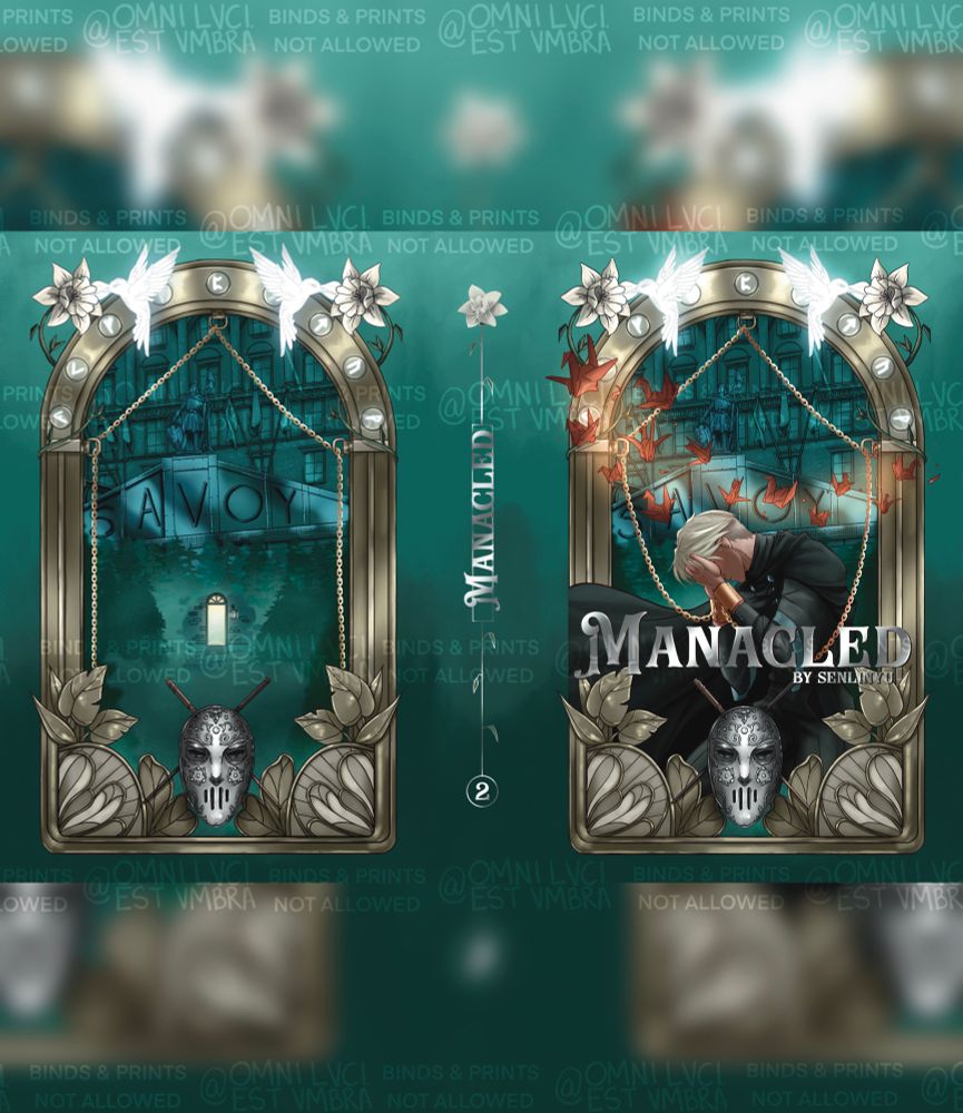 The front and back cover together 