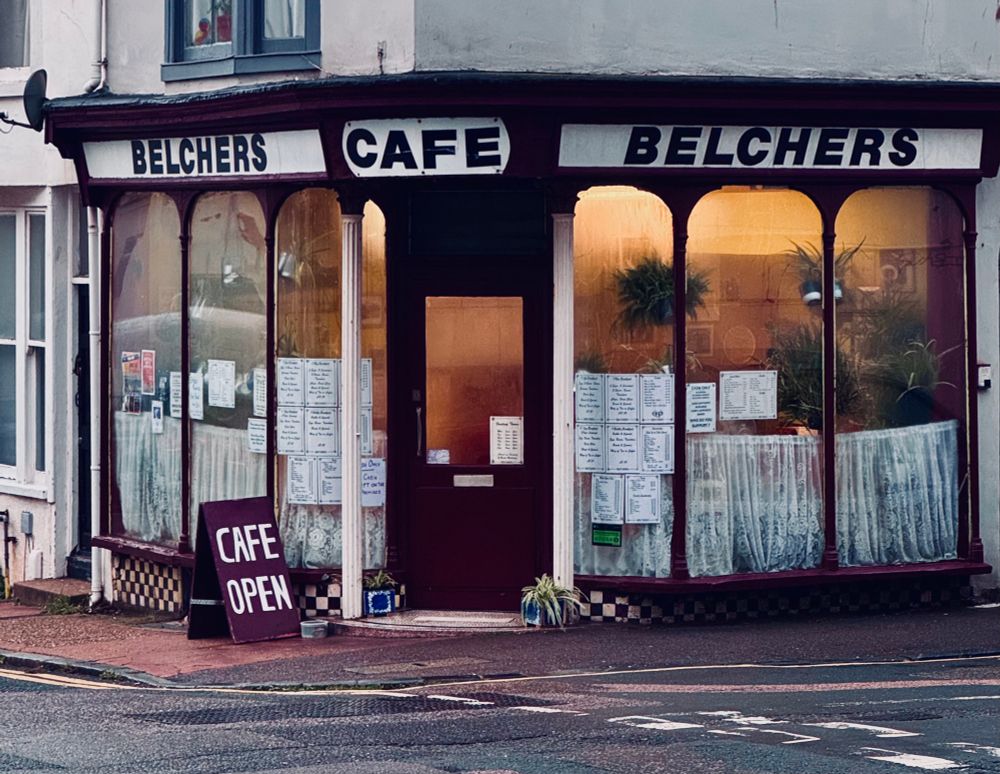Old school cafe in Brighton