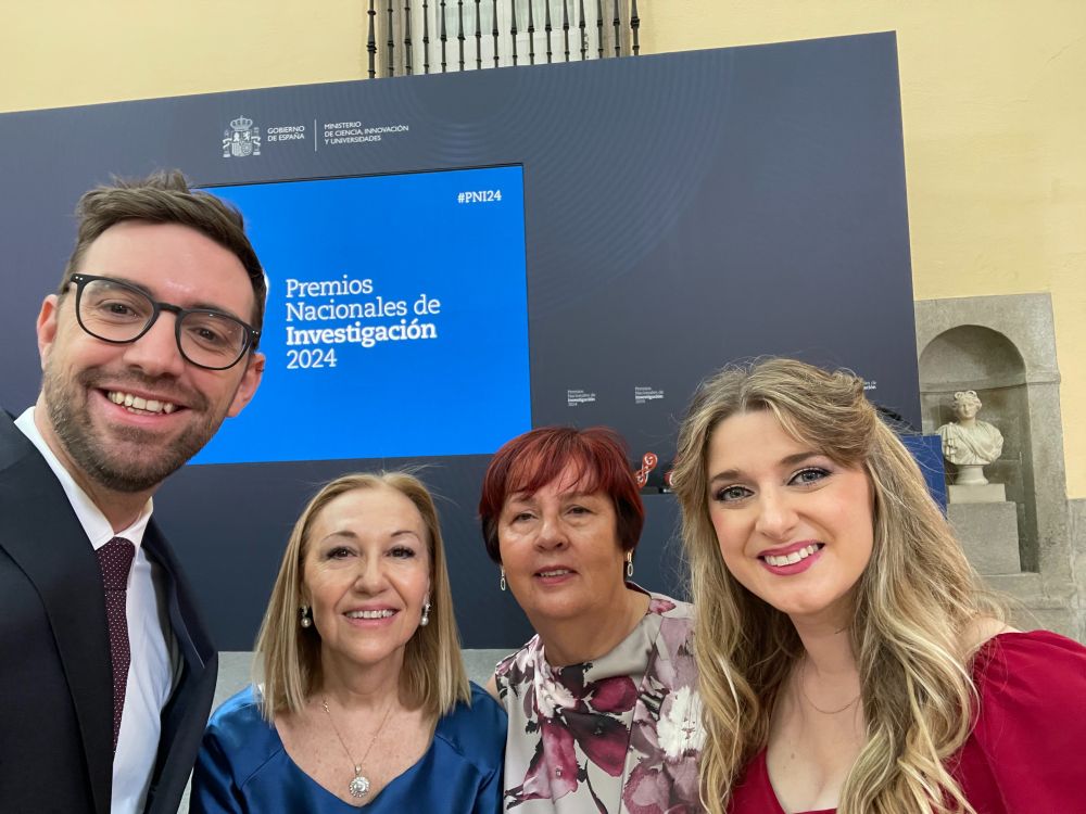 A selfie of some of the Prize Recipients
