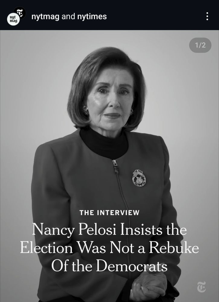 Nancy Pelosi Insists the Election Was Not a Rebuke of the Democrats