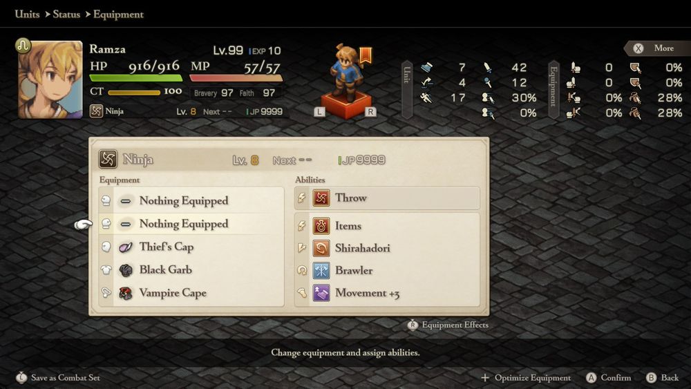 After leveling up a mime to 99 than swapping to the Ninja Class.