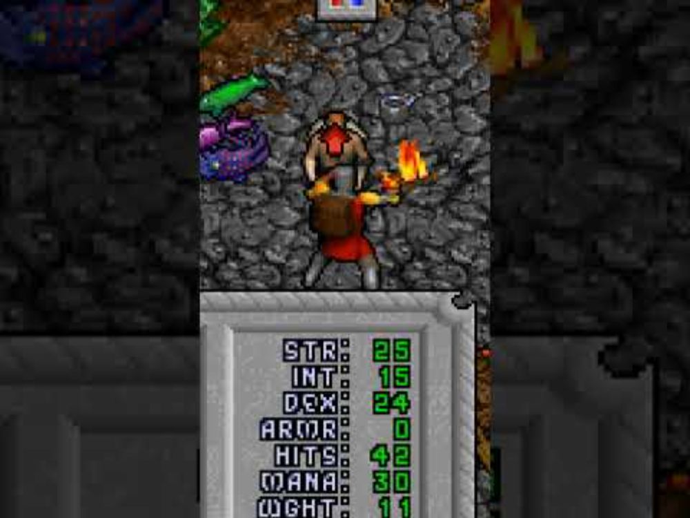 It's Boopin' Time in Ultima VII Pagan on Devon for Max Str and Dex Short