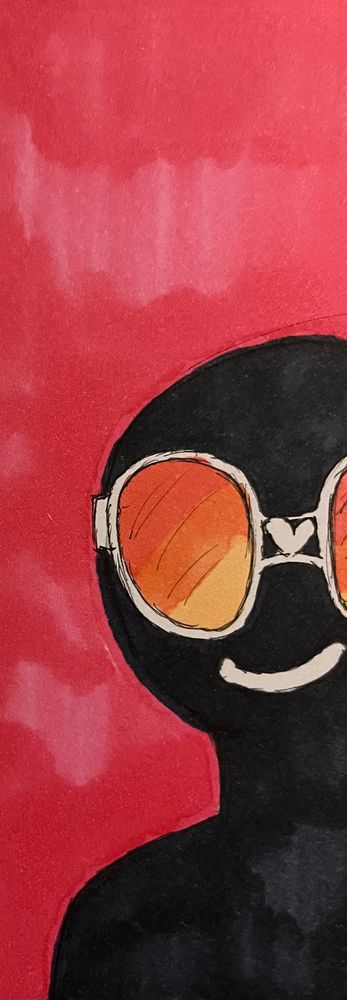 The player avatar from the game Date Everything!