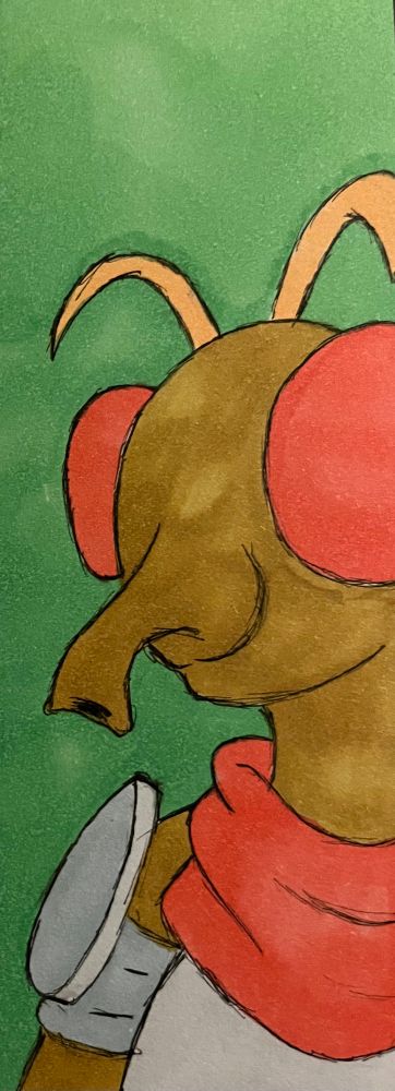 The default playable character from the game FlyKnight.