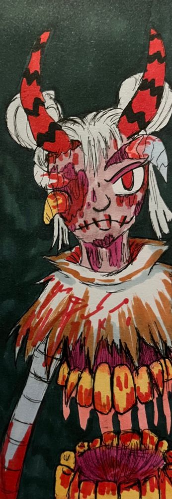 The main nymph from an upcoming game called Moulder.