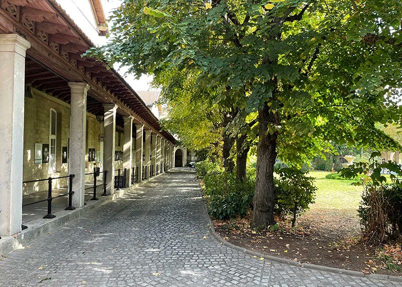 A view of Saint-Anne hospital in Paris