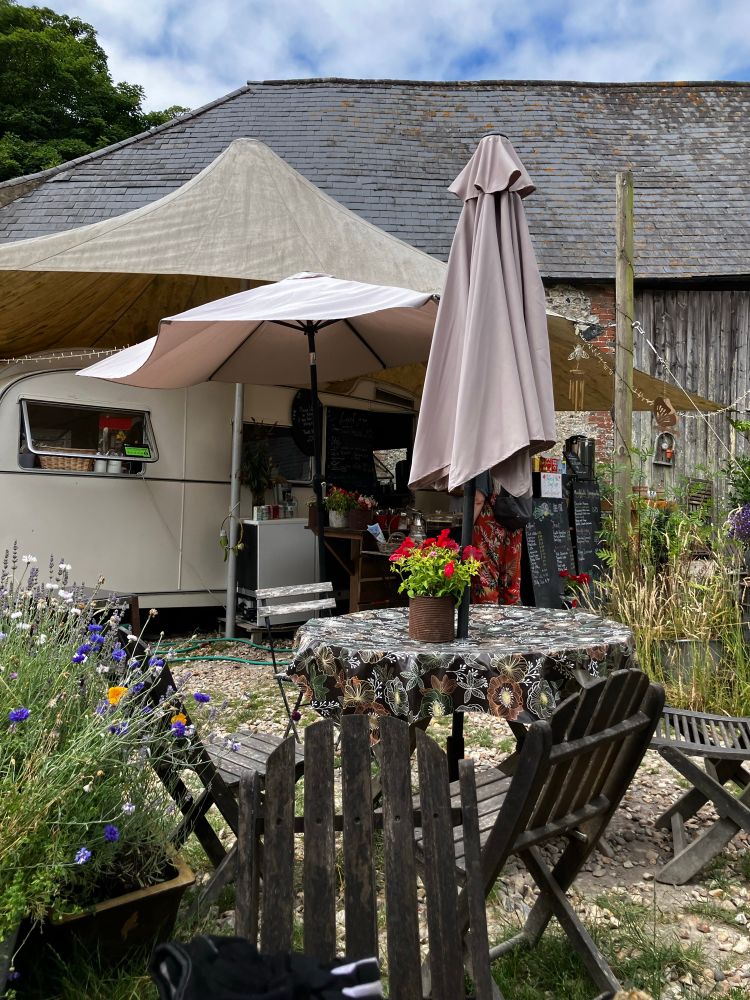 A lovely cafe - I can’t remember where 