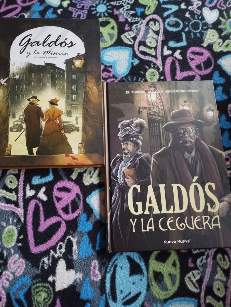 Los dos tomos de Galdós de El Torres