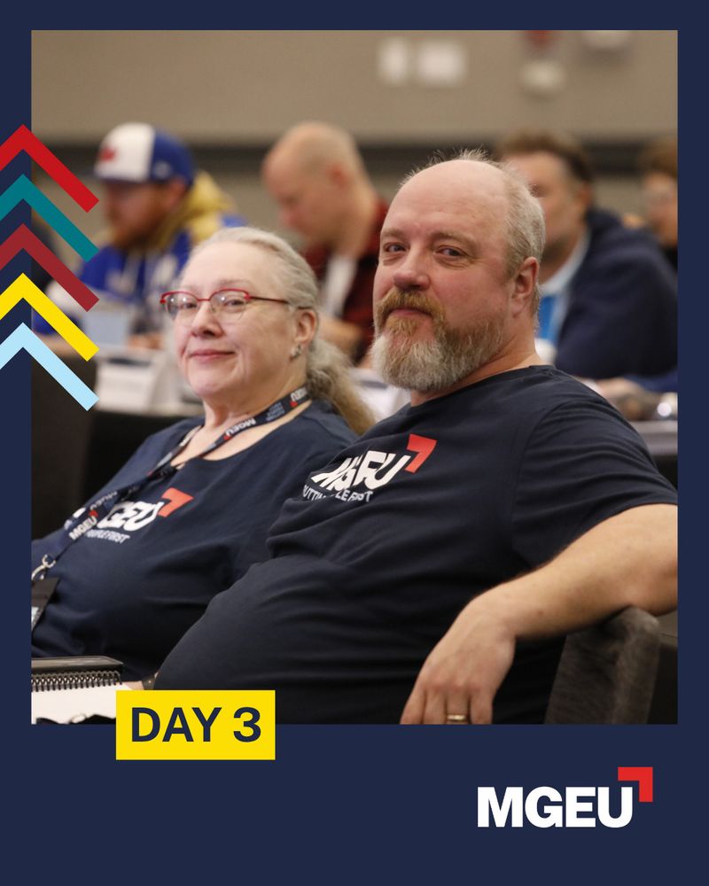 Two delegates at convention