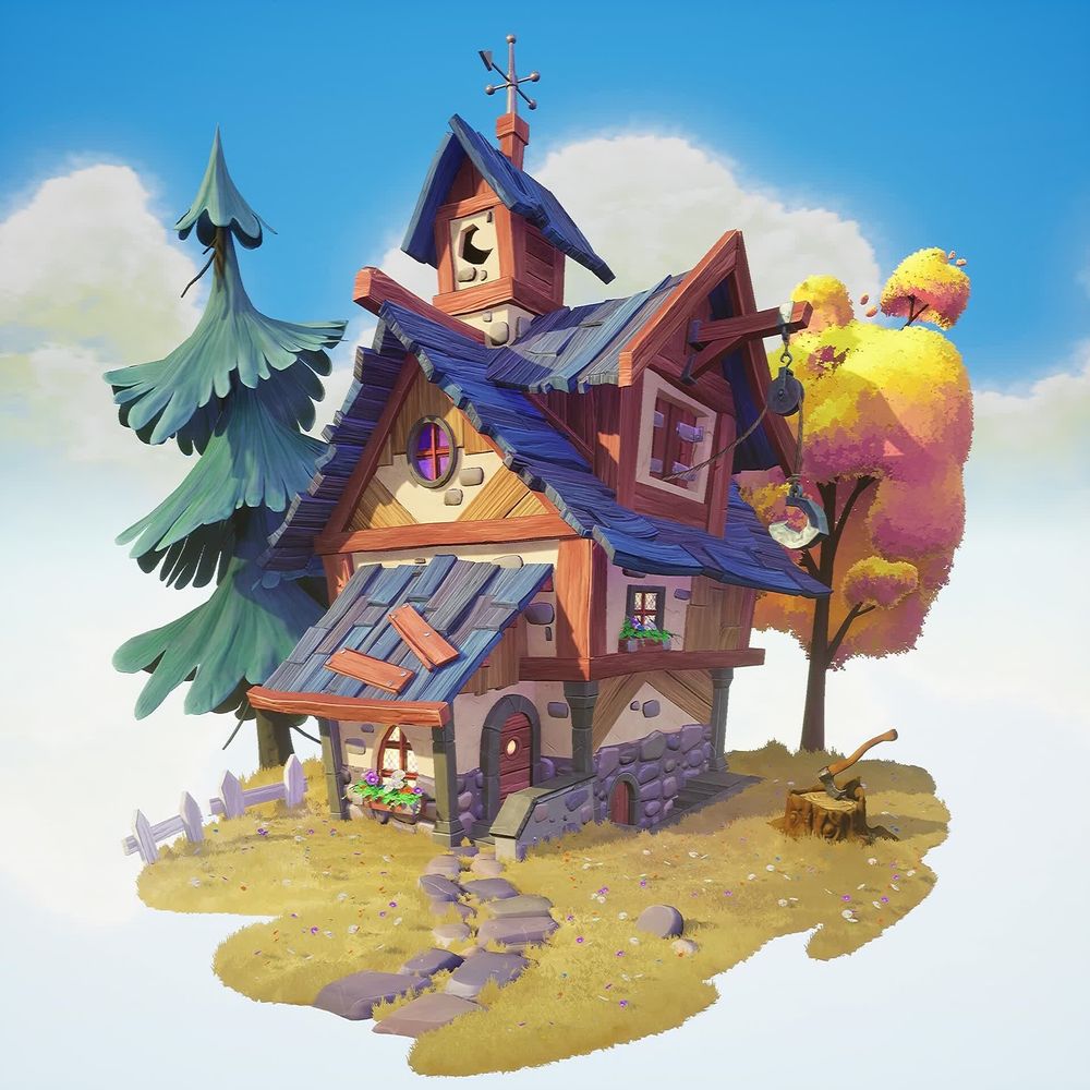 Cute Stylized House, Lowpology, LLC