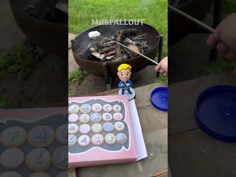 MAKING CAMPFIRE FANCY LADS S’MORES!