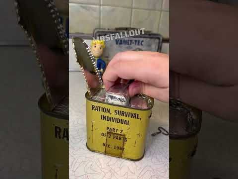 Opening 68 Year Old Survival Meat Ration Can!!