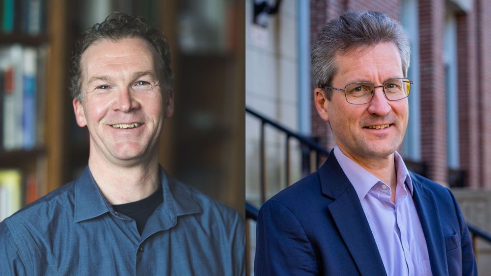 Jeremy DeSilva and David Kotz '86