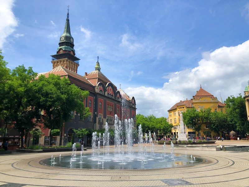 main square in subotica