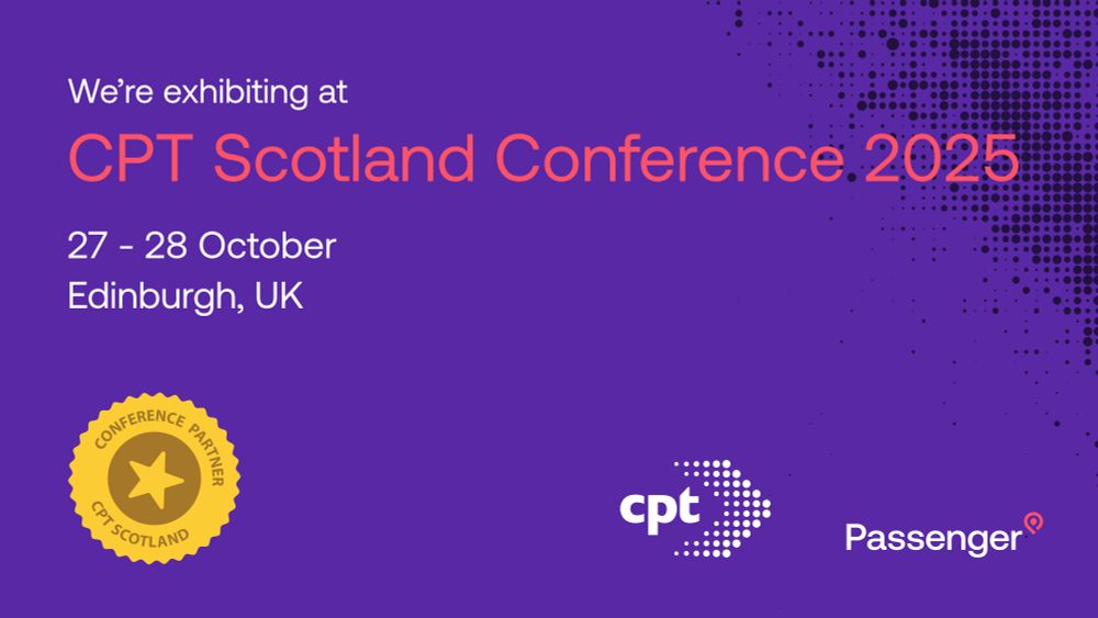 We're exhibiting at CPT Scotland Conference 2025. 27-28 October - Edinburgh, UK