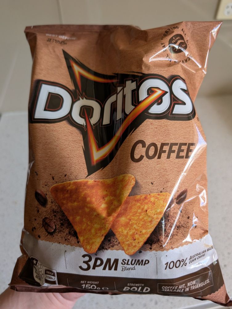 Coffee flavoured Doritos 