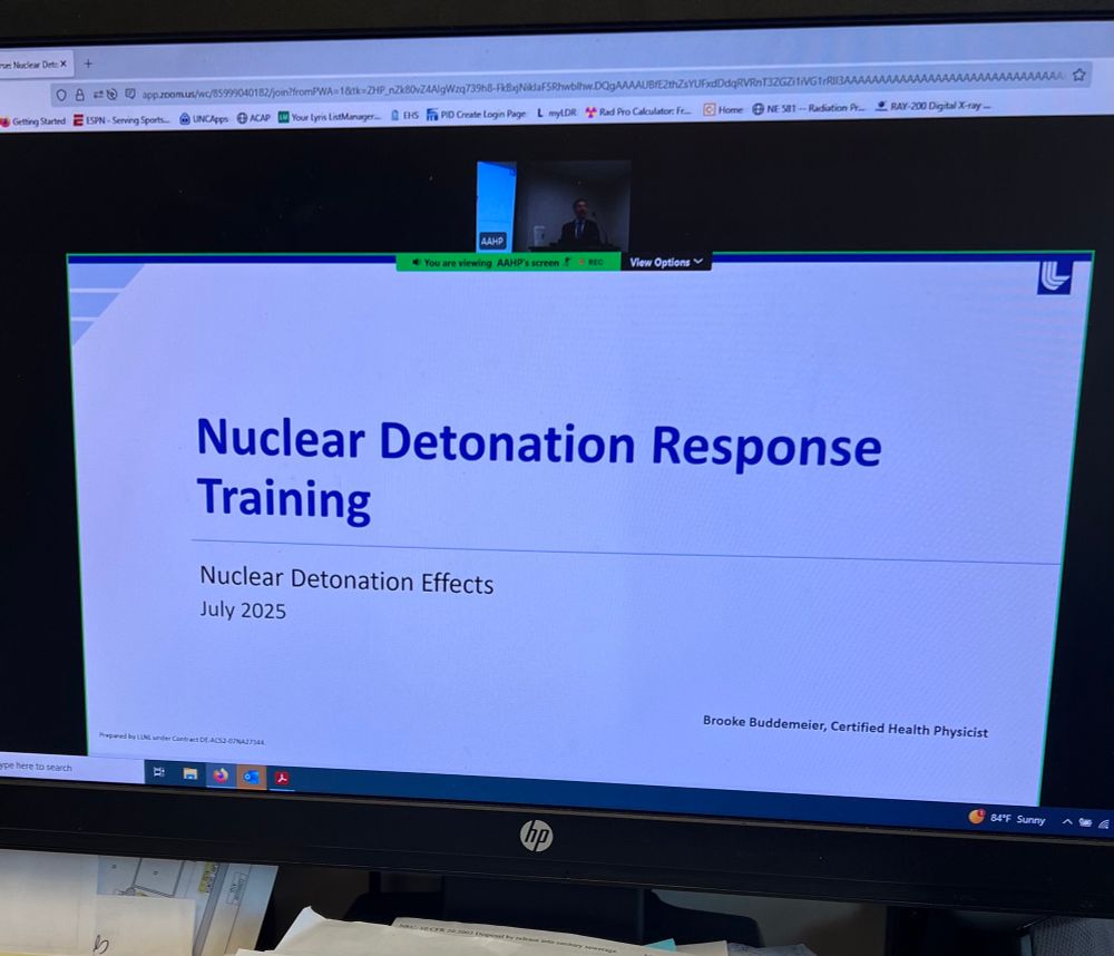 Screenshot of Nuclear Detonation Response Training 
